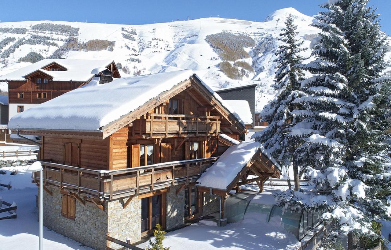 Odalys Chalet Le Renard Lodge Лес дьо Алпс Екстериор снимка