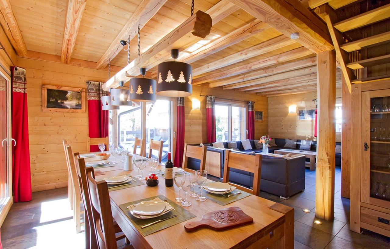 Odalys Chalet Le Renard Lodge Лес дьо Алпс Екстериор снимка